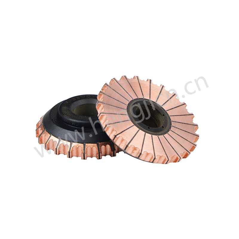 Automotive motor commutator